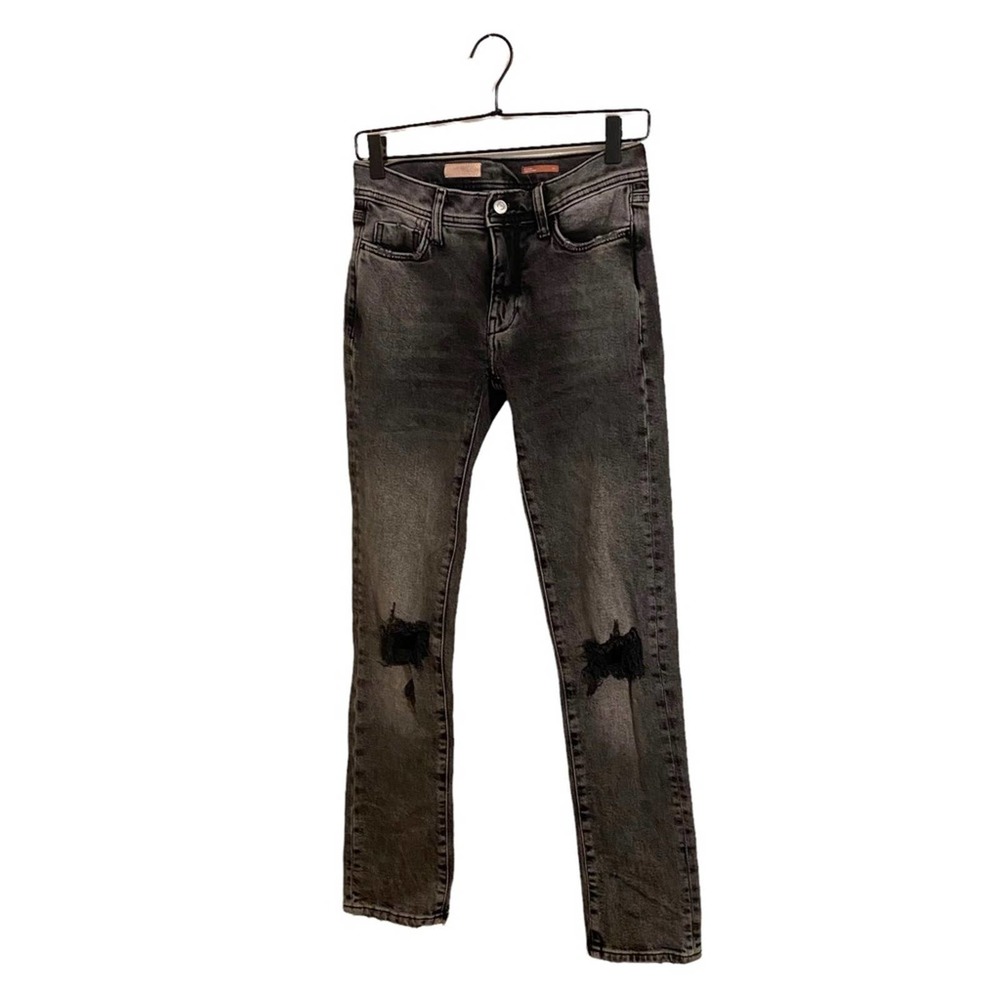 Pilcro and the Letterpress Black Skinny Jeans